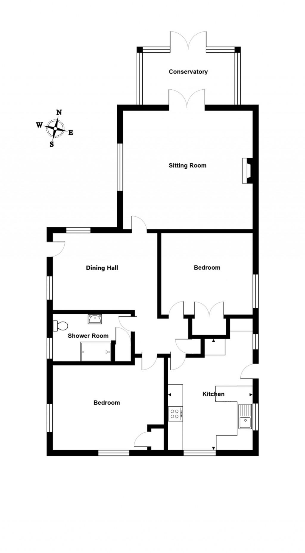 Floorplans For Colneis Road, Felixstowe