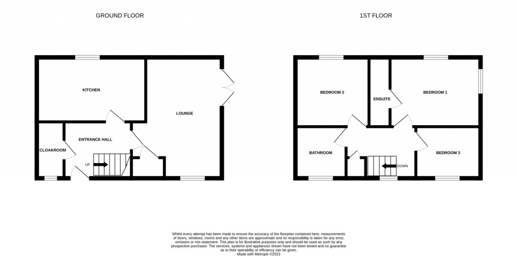 Floorplans For Spriteshall Lane, Trimley St. Mary