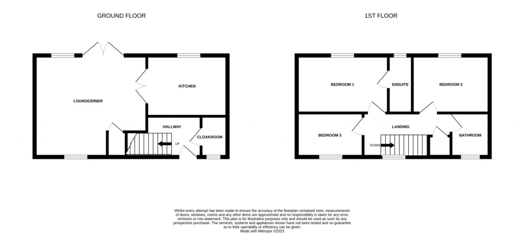 Floorplans For Spriteshall Lane, Trimley St Mary