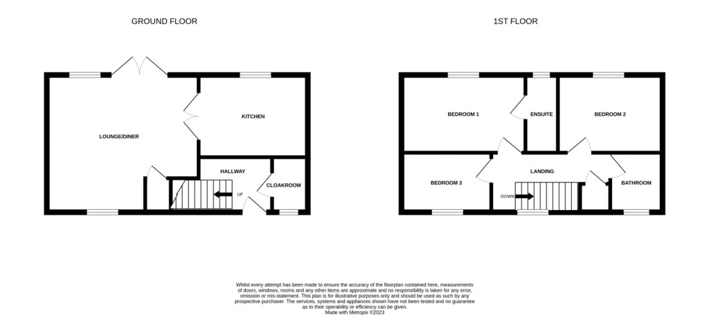 Floorplans For Spriteshall Lane, Trimley St Mary