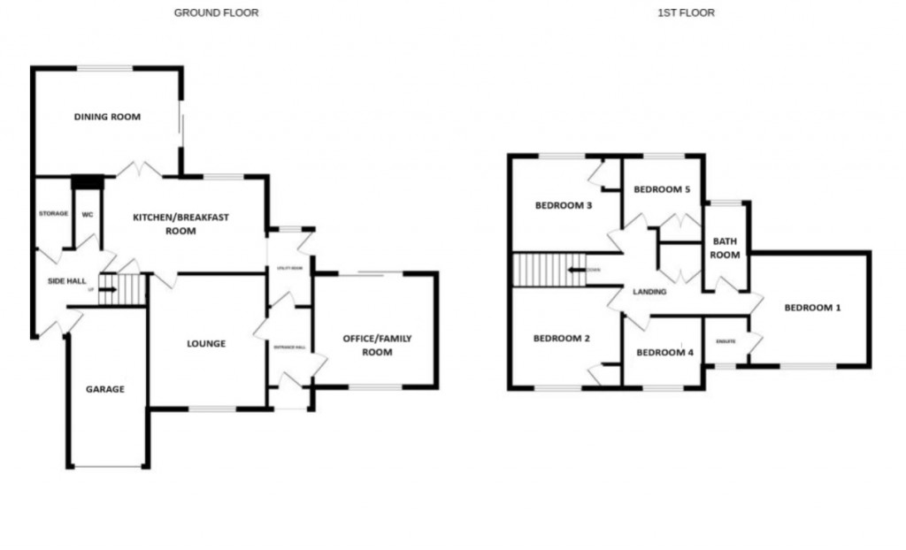 Floorplans For Meadowlands, Kirton