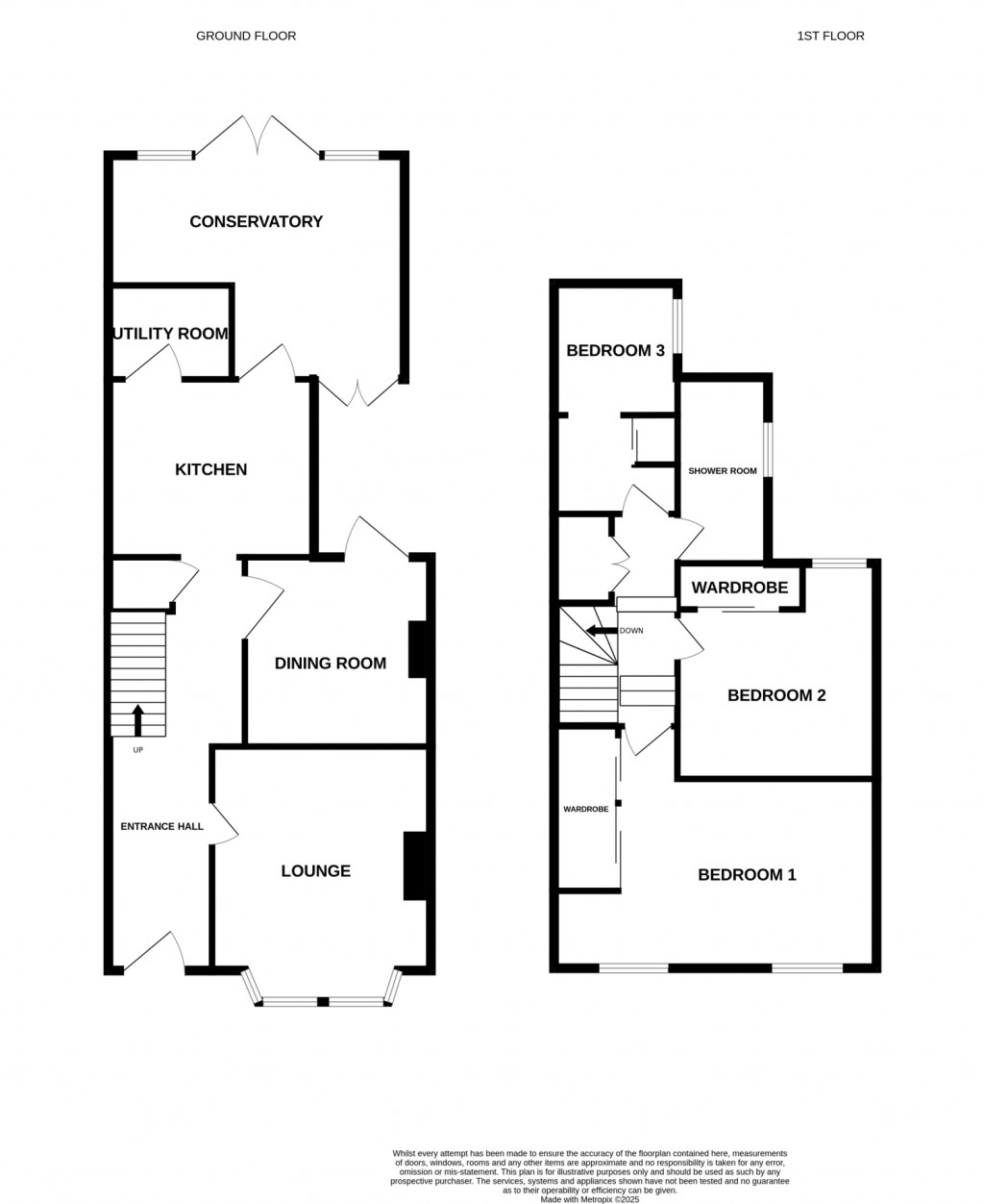 Floorplans For Manor Terrace, Felixstowe
