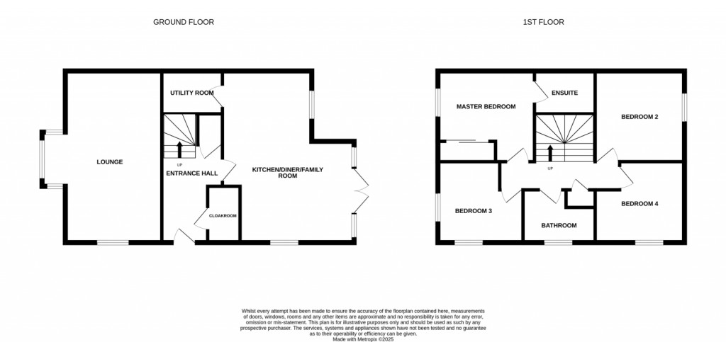 Floorplans For Osprey Close, Felixstowe