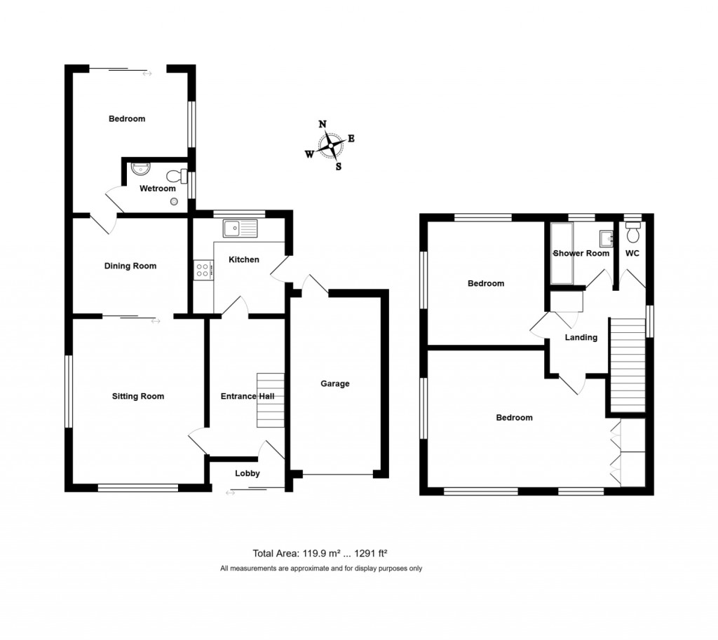 Floorplans For High Road West, Felixstowe