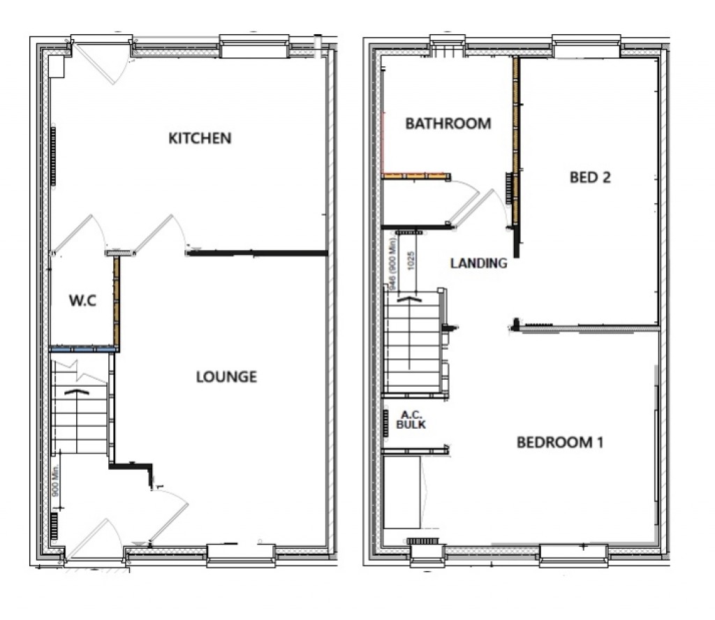 Floorplans For Sage Close, Felixstowe