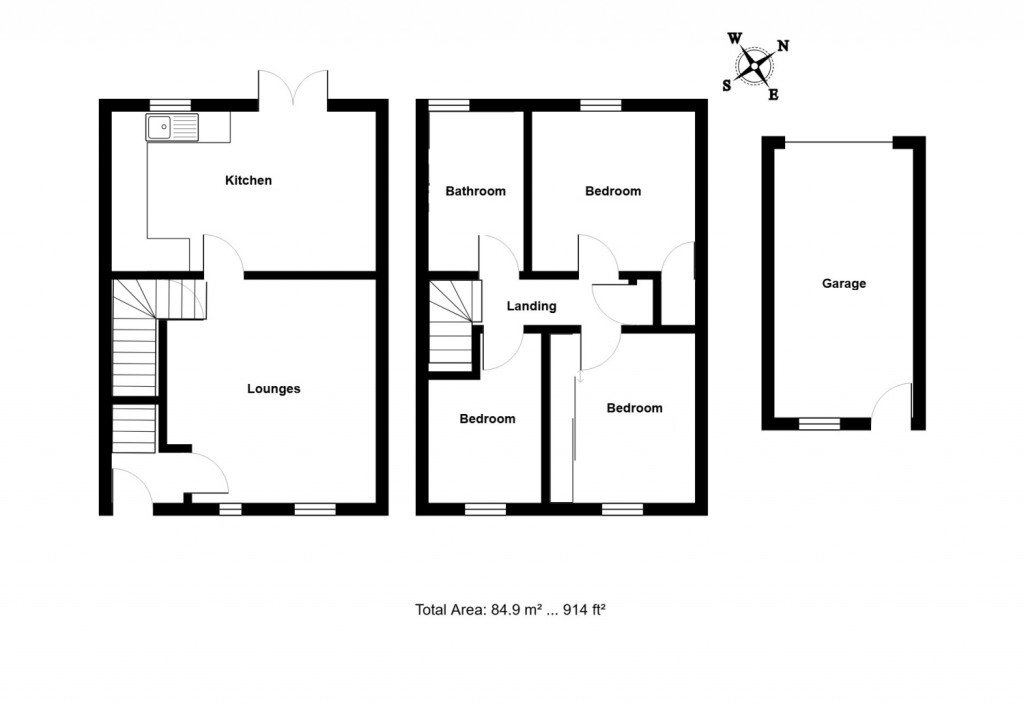 Floorplans For Dains Place, Trimley St. Mary