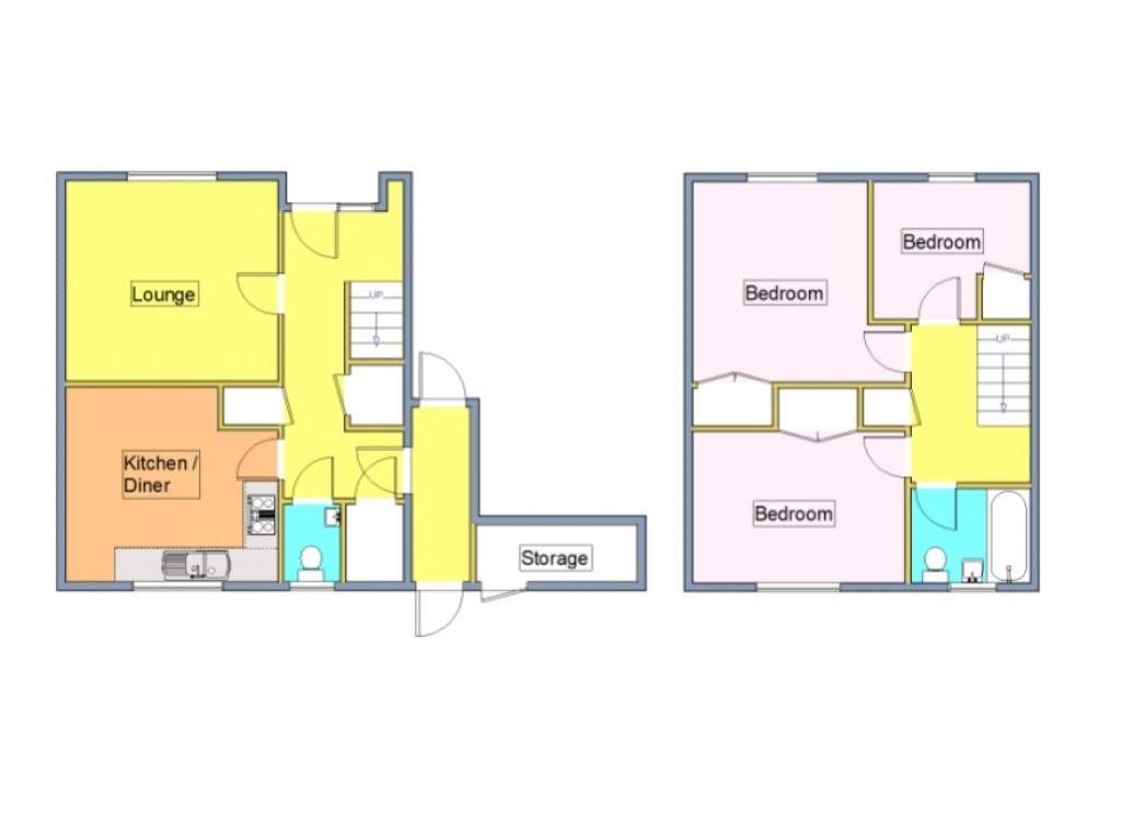 Floorplans For Ataka Road, Felixstowe