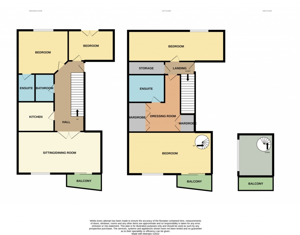 Floorplans For Neptune Square Penthouse, Ipswich Waterfront