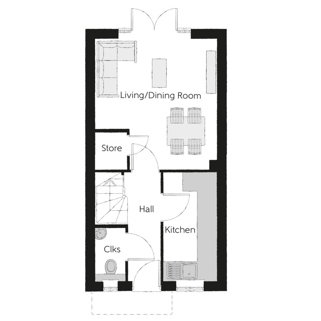 Floorplans For The Blacksmith, Kingsfleet Park, Trimley St. Martin