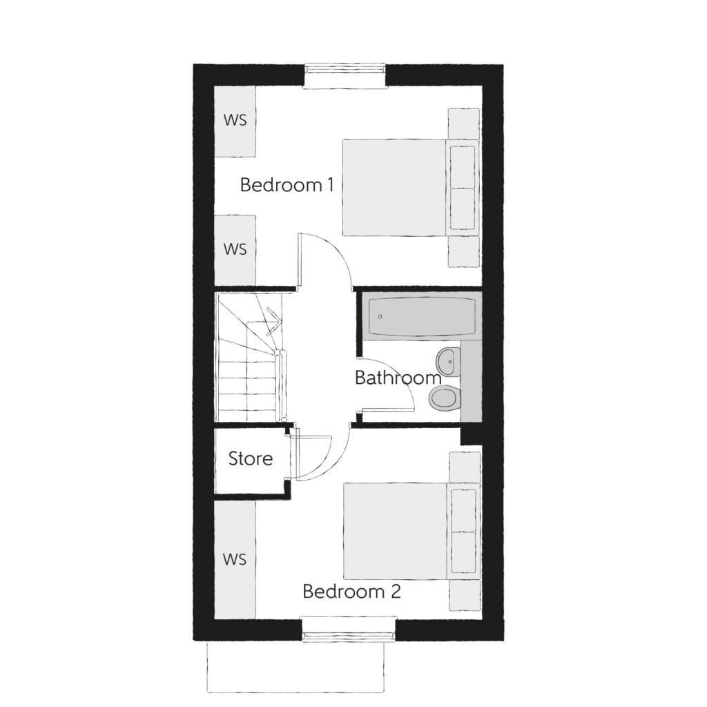 Floorplans For The Blacksmith, Kingsfleet Park, Trimley St. Martin