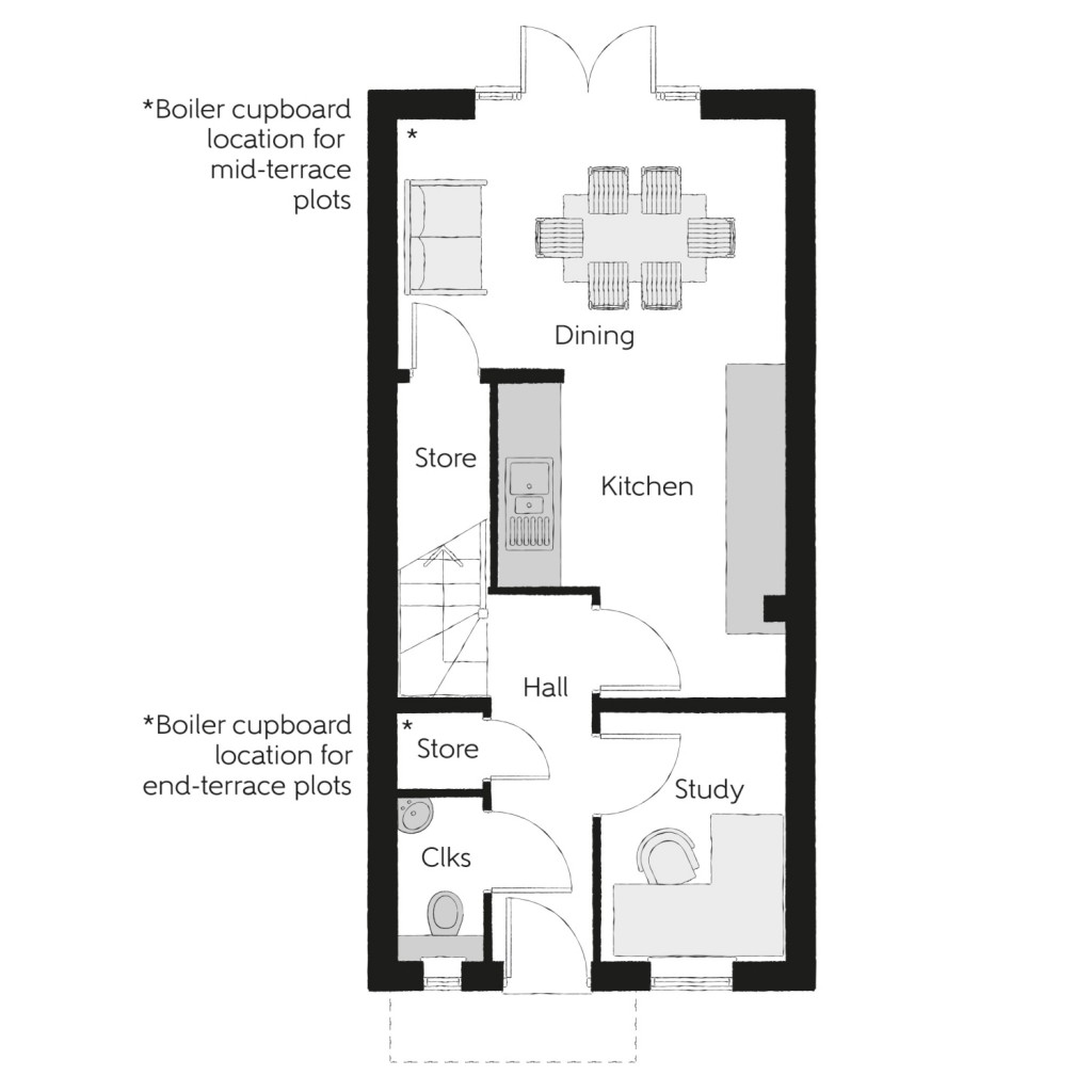 Floorplans For The Ballister, Fleetwood Park, Trimley St Martin