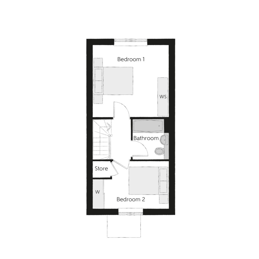 Floorplans For The Hooper, Kingsfleet Park, Trimley St Martin