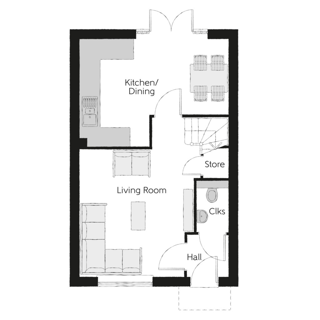 Floorplans For The Tailor, Kingsfleet Park, Trimley St. Martin