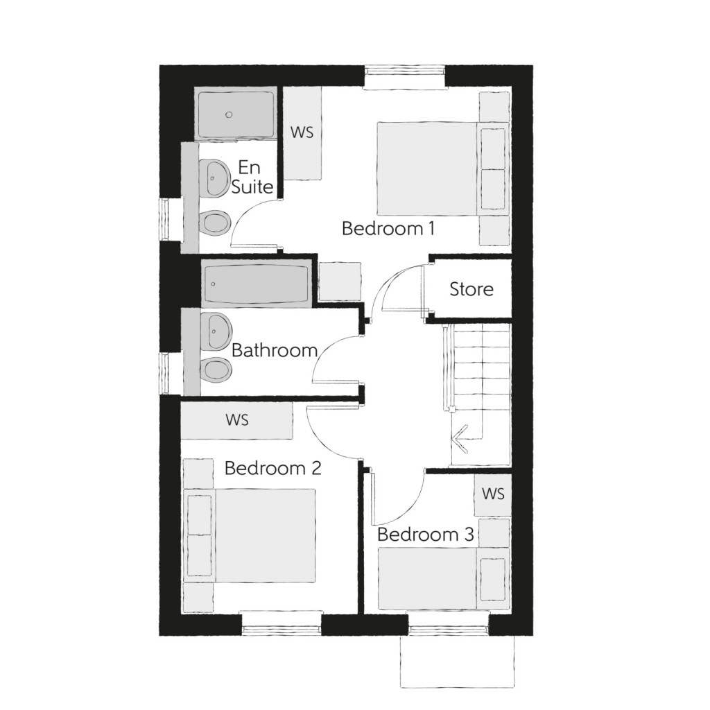 Floorplans For The Tailor, Kingsfleet Park, Trimley St. Martin