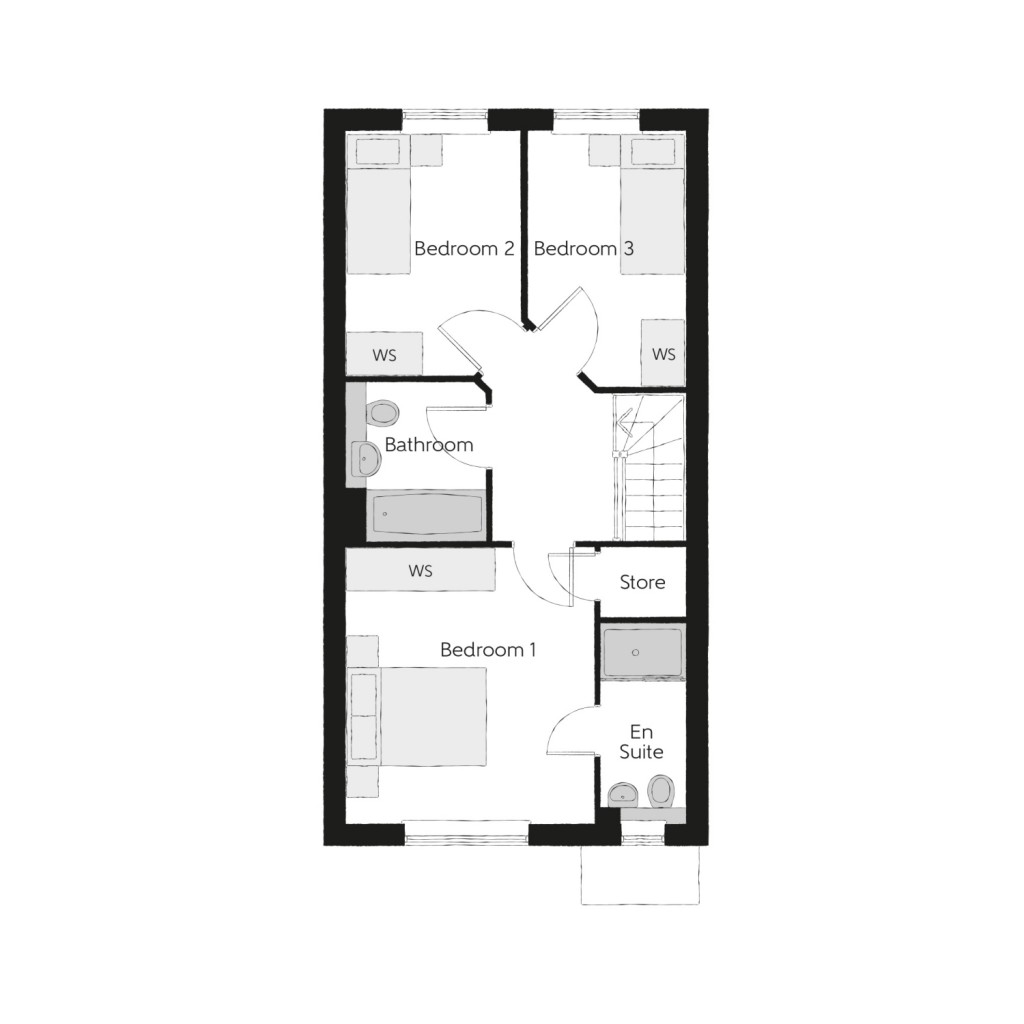 Floorplans For The Harper, Kingsfleet Park, Trimley St. Martin