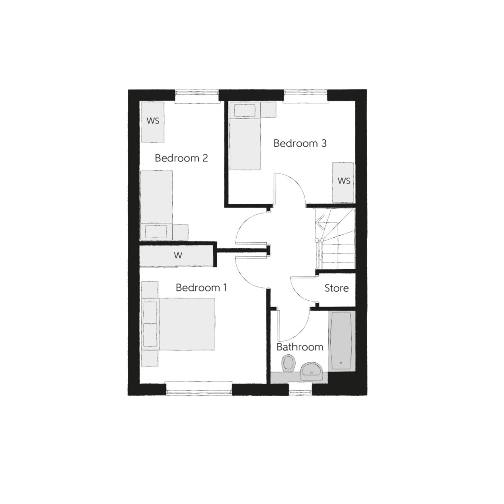 Floorplans For The Warrener, Fleetwood Park, Trimley St. Martin