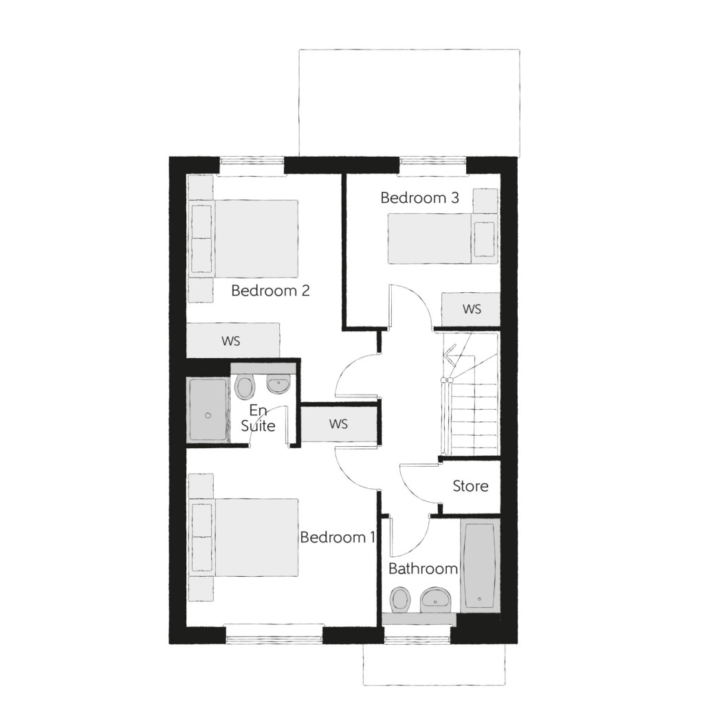Floorplans For The Mason, Kingsfleet Park, Trimley St Martin