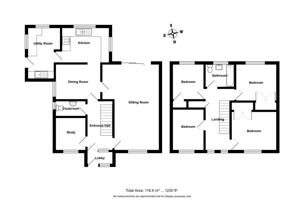 Floorplans For Capel Close, Trimley St Martin