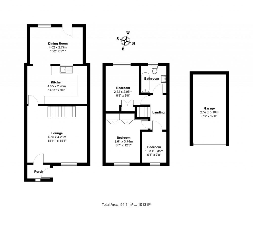 Floorplans For Sudbury Road, Felixstowe