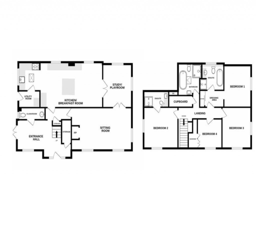 Floorplans For Main Road, Bucklesham