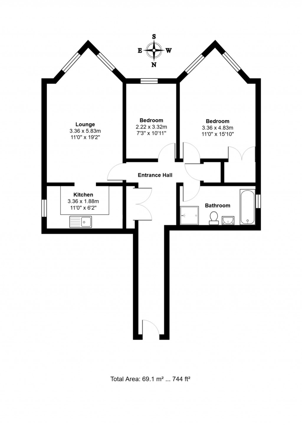 Floorplans For Simon House, 39 St. Marys Road, Ipswich, Suffolk, IP4