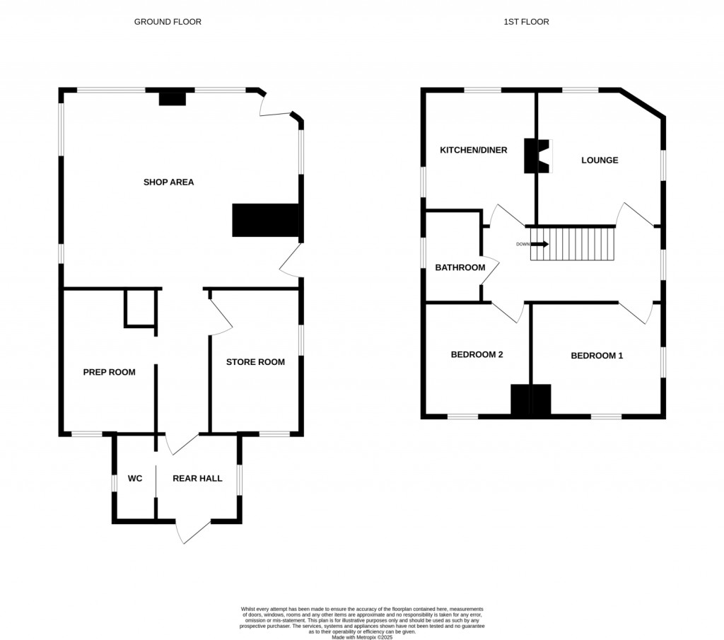 Floorplans For High Road, Trimley St. Mary