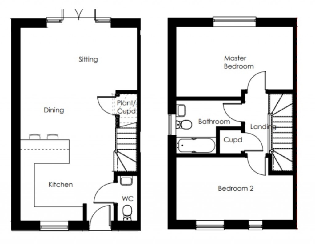 Floorplans For Jacks Green, Creeting St. Mary