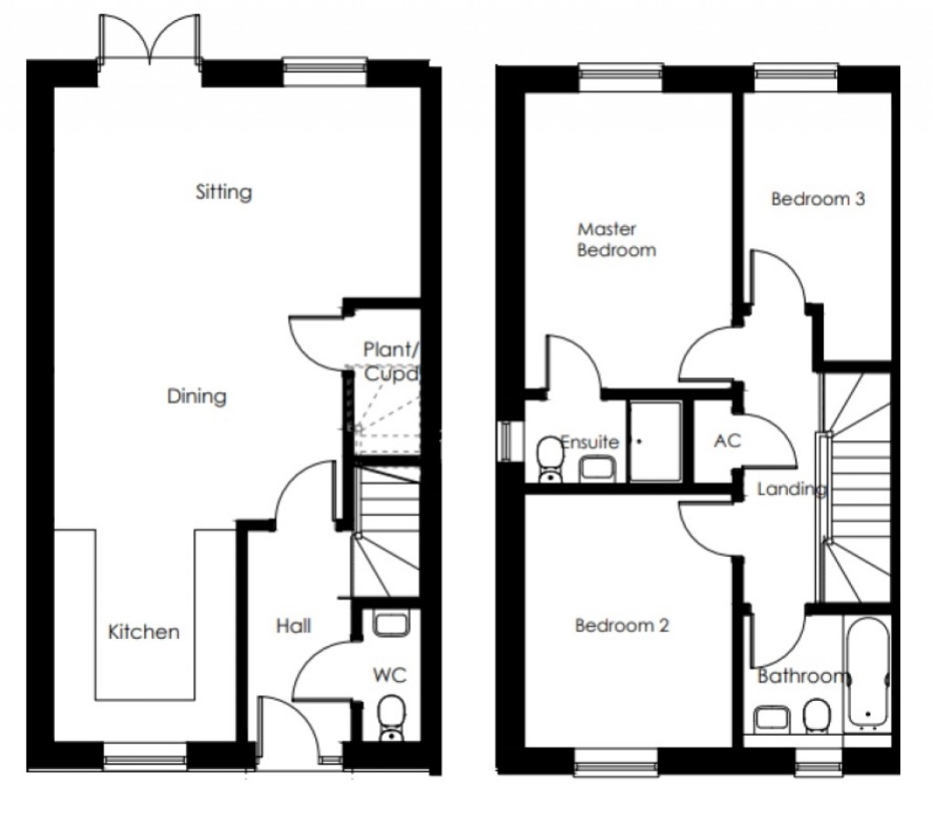 Floorplans For Jacks Green, Creeting St. Mary