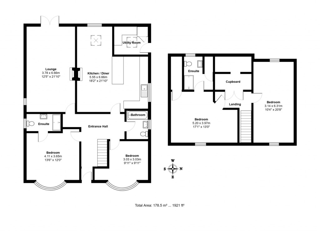 Floorplans For Oakdene, Kirton