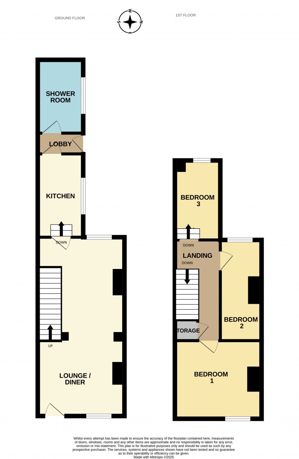 Floorplans For Myrtle Road, Ipswich, IP3