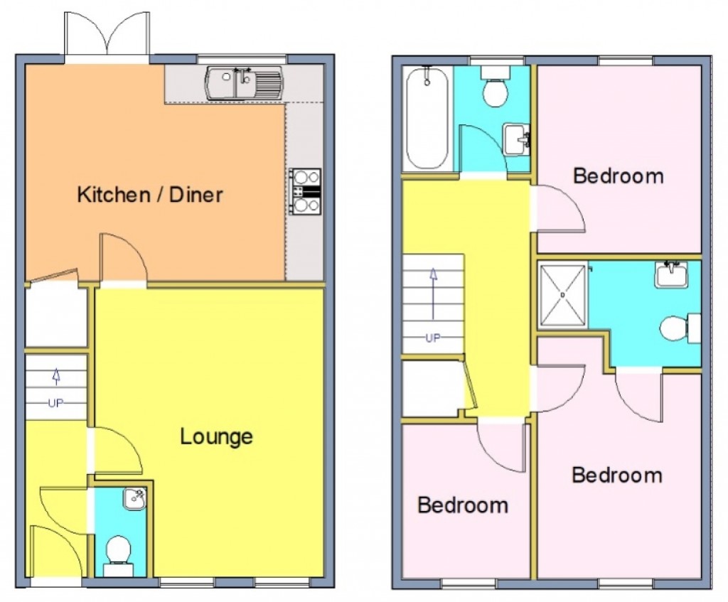 Floorplans For Stables Road, Felixstowe