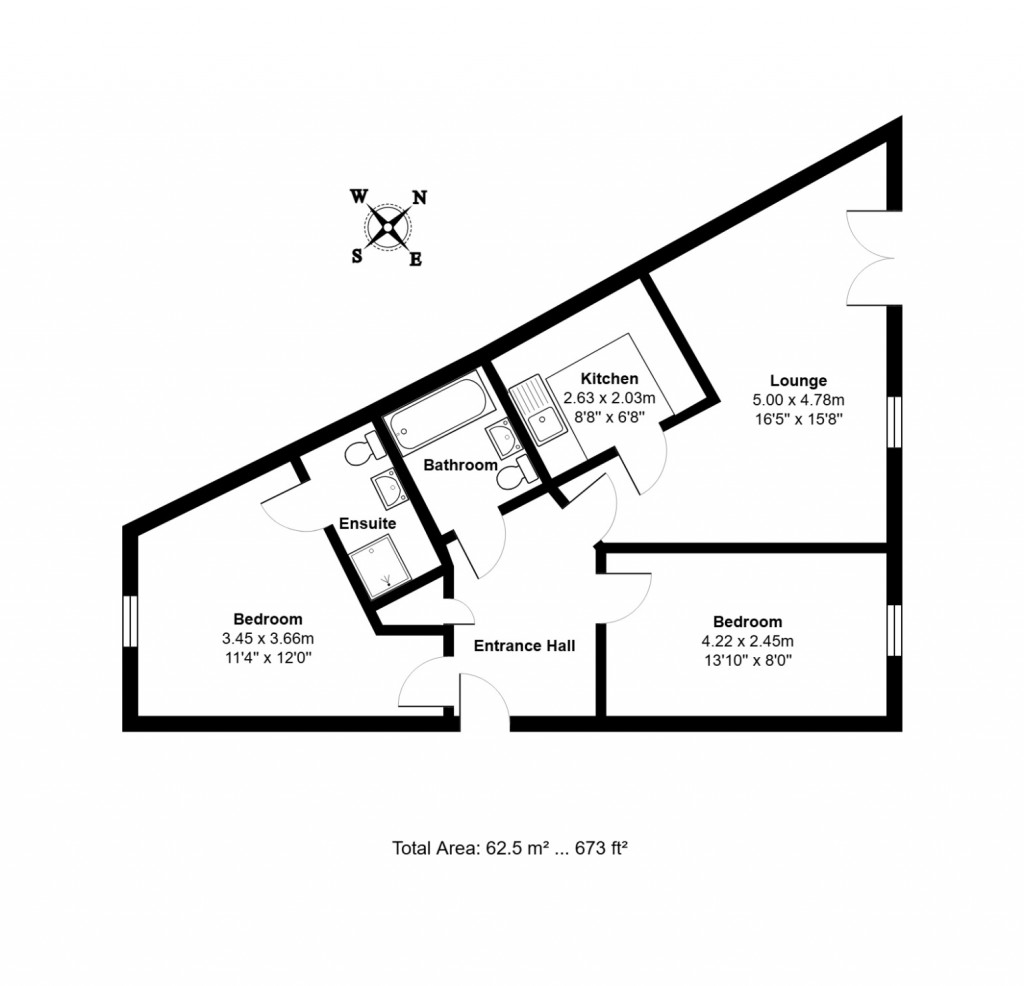 Floorplans For Pownall Road, IP3 - Over 55's
