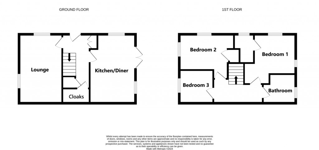 Floorplans For Stables Road, Felixstowe
