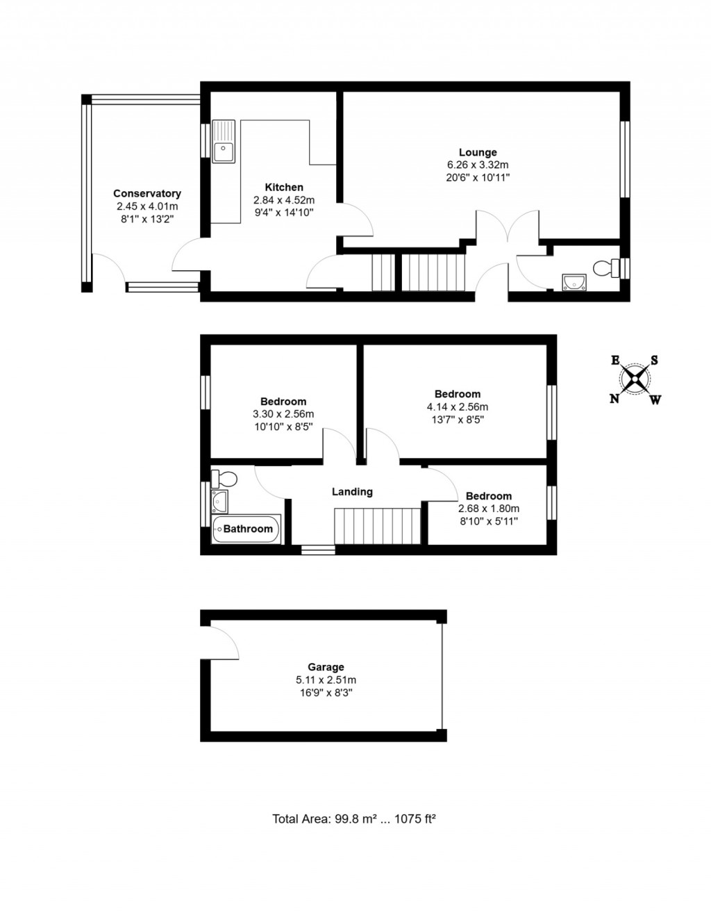 Floorplans For The Josselyns, Trimley St. Mary