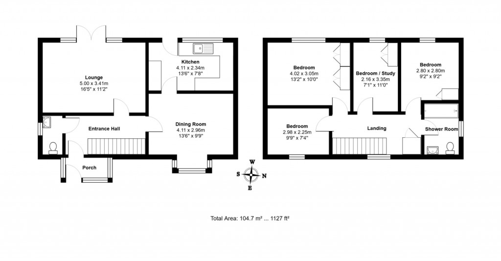 Floorplans For Estuary Drive, Felixstowe