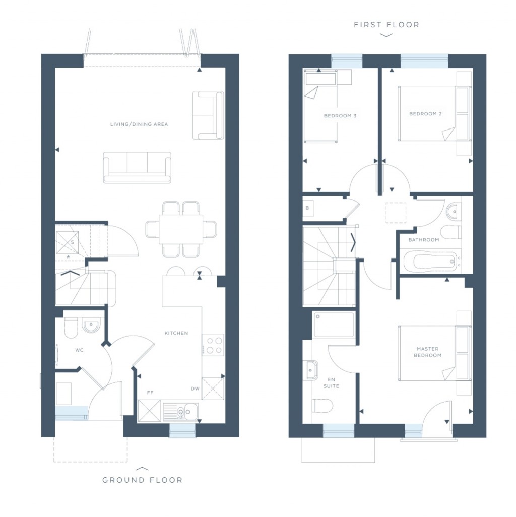 Floorplans For Adams Road, Felixstowe