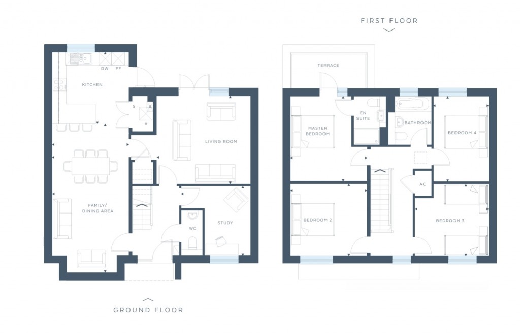 Floorplans For Adams Road, Felixstowe
