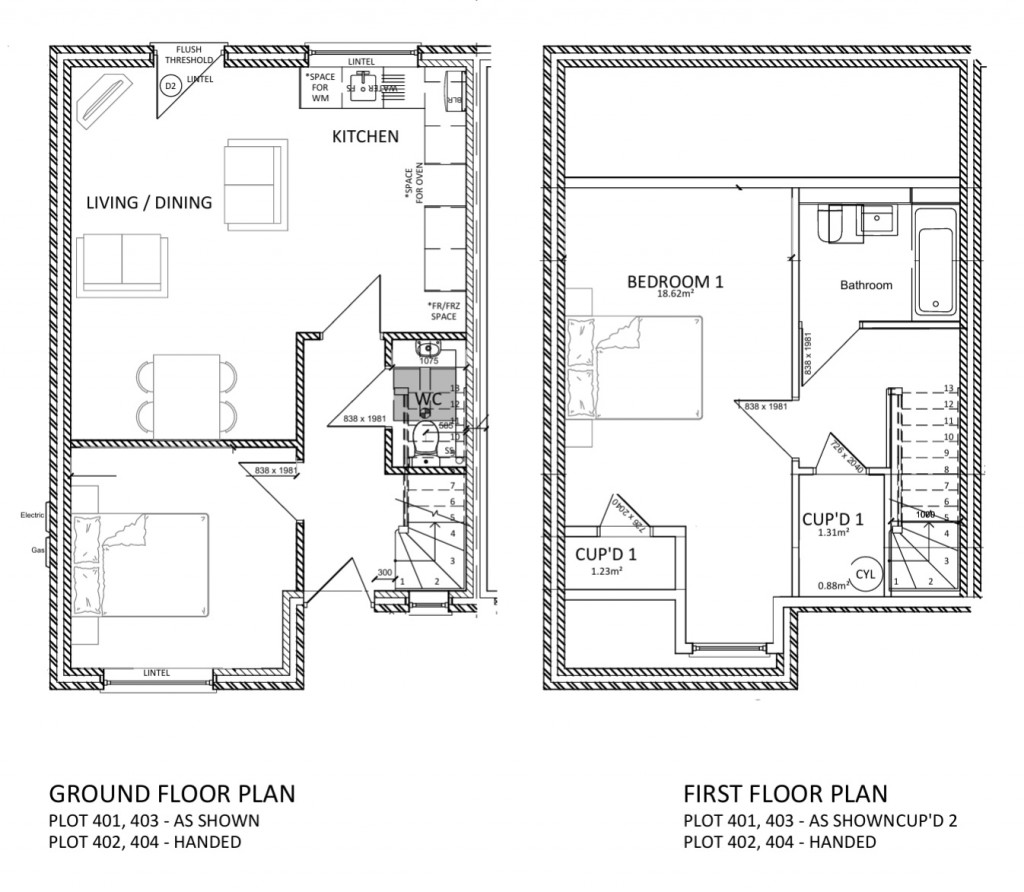 Floorplans For Lawford Green, Lawford, Manningtree