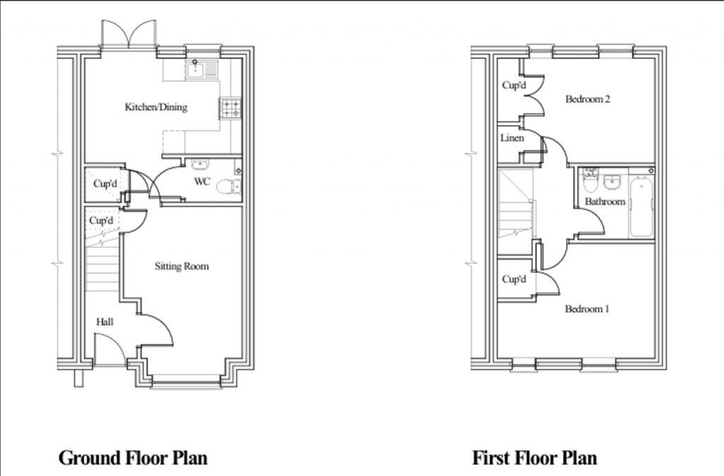 Floorplans For St. Johns Road, Saxmundham