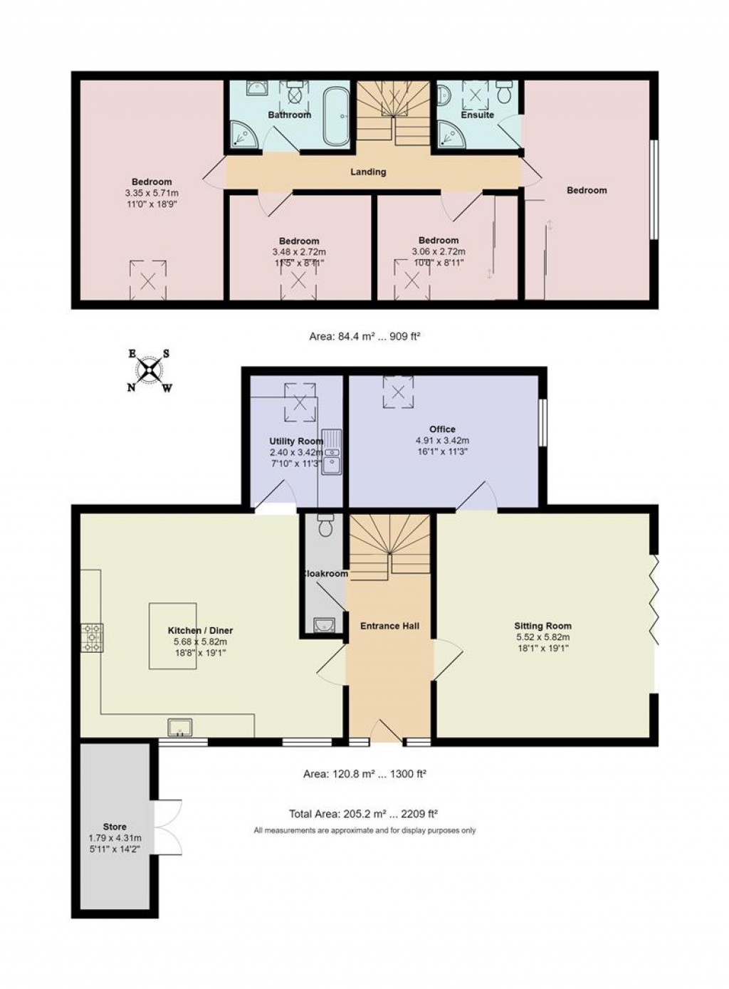 Floorplans For Sheepcote Place, Stowupland, Stowmarket