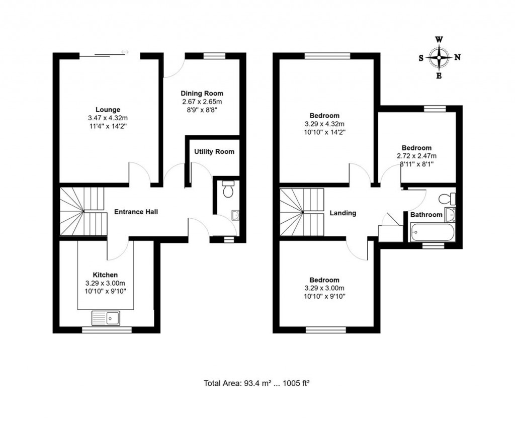 Floorplans For Foxglove Avenue, Needham Market, Ipswich
