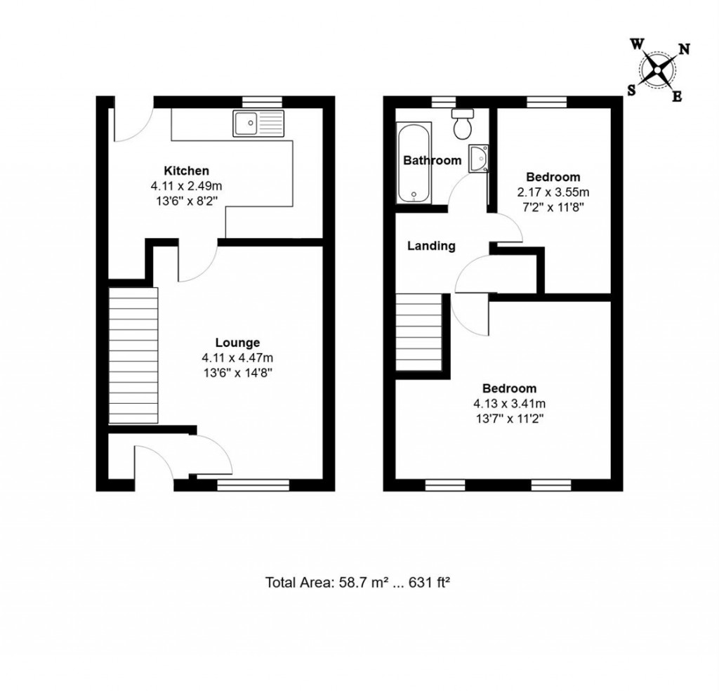 Floorplans For Lavenham Way, Stowmarket