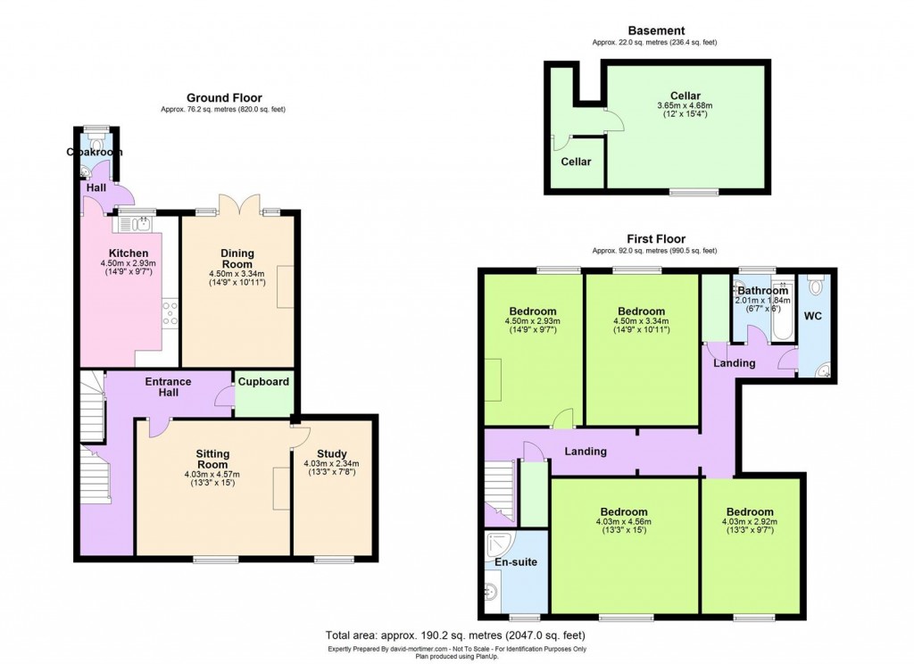 Floorplans For Tavern Street, Stowmarket