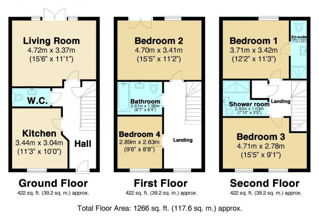 Floorplans For Fuller Way, Stowmarket