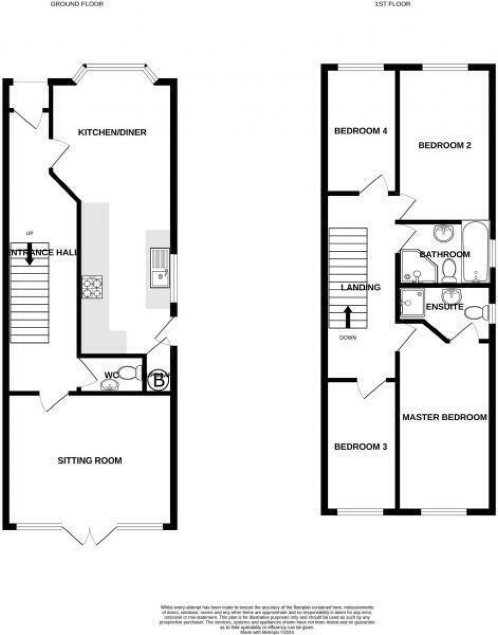 Floorplans For Kensington Road, Stowmarket