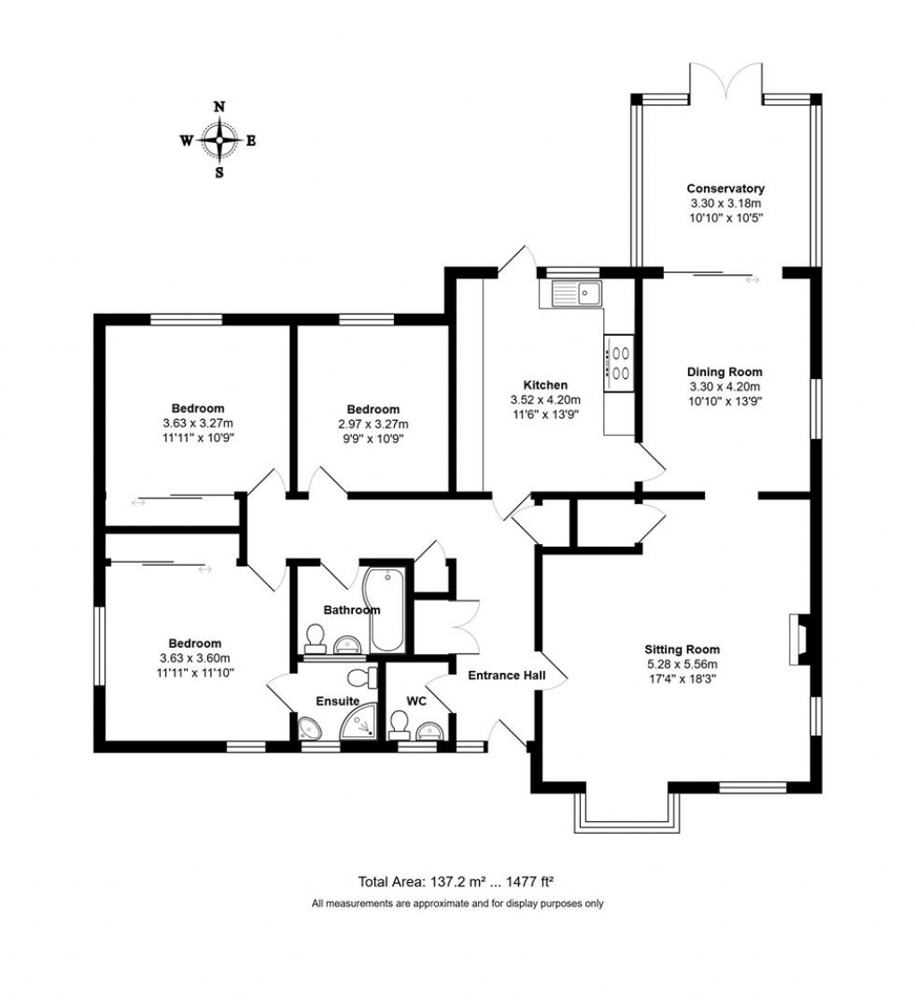 Floorplans For Lower Farm Road, Ringshall, Stowmarket