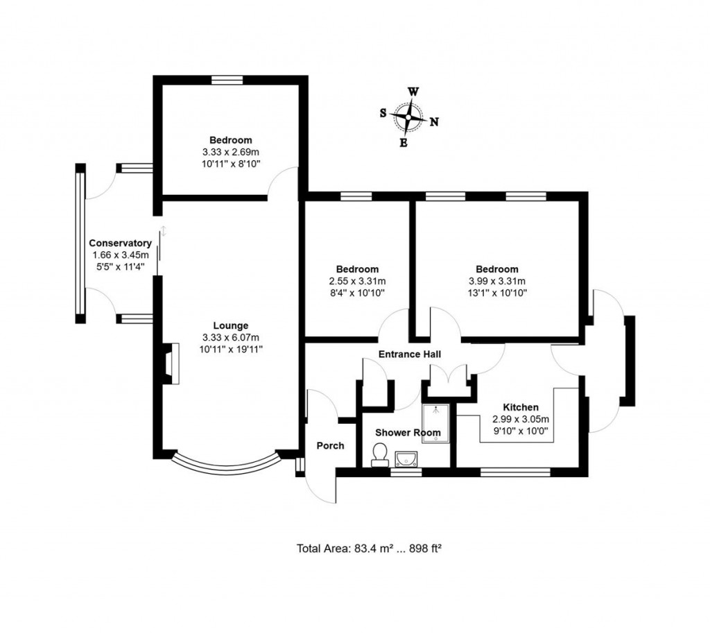 Floorplans For Pretyman Avenue, Bacton, Stowmarket