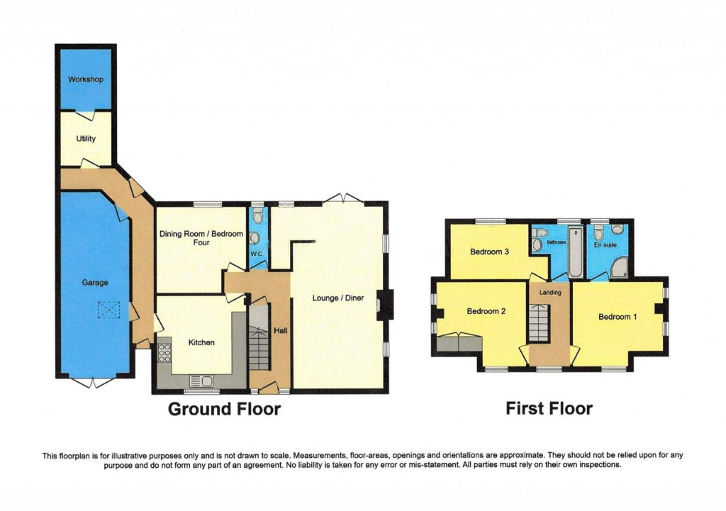 Floorplans For Mill Road, Battisford, Stowmarket