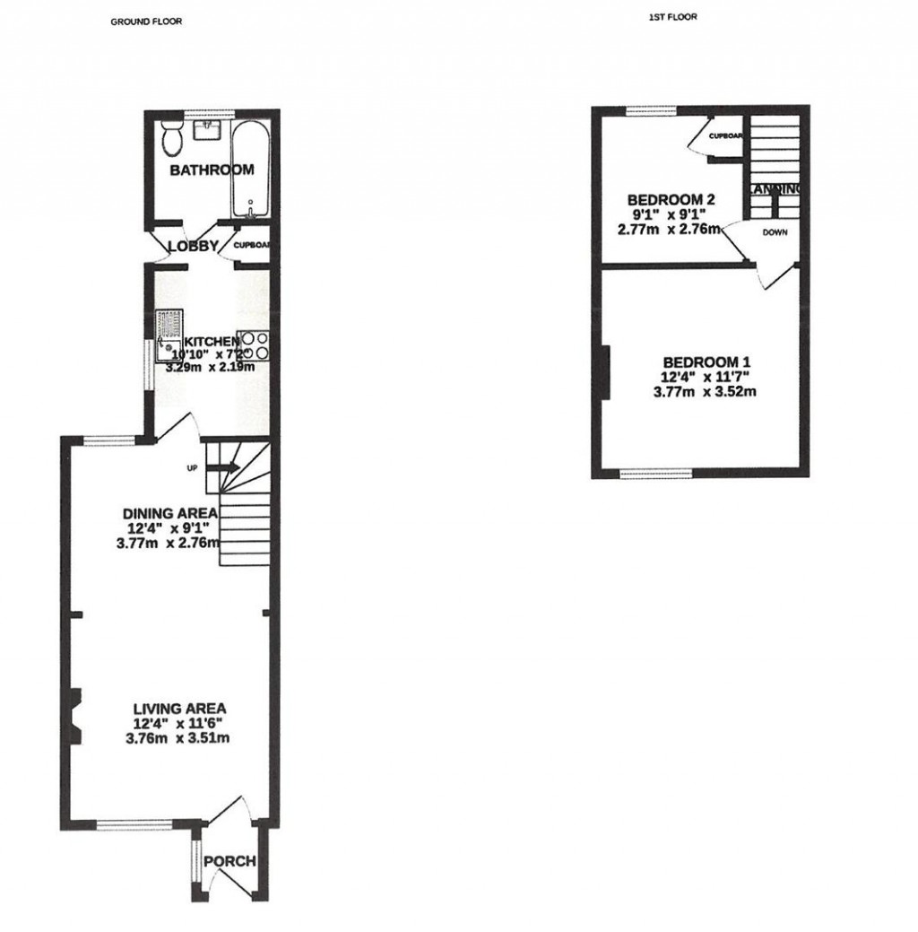 Floorplans For Bridge Street, Stowmarket