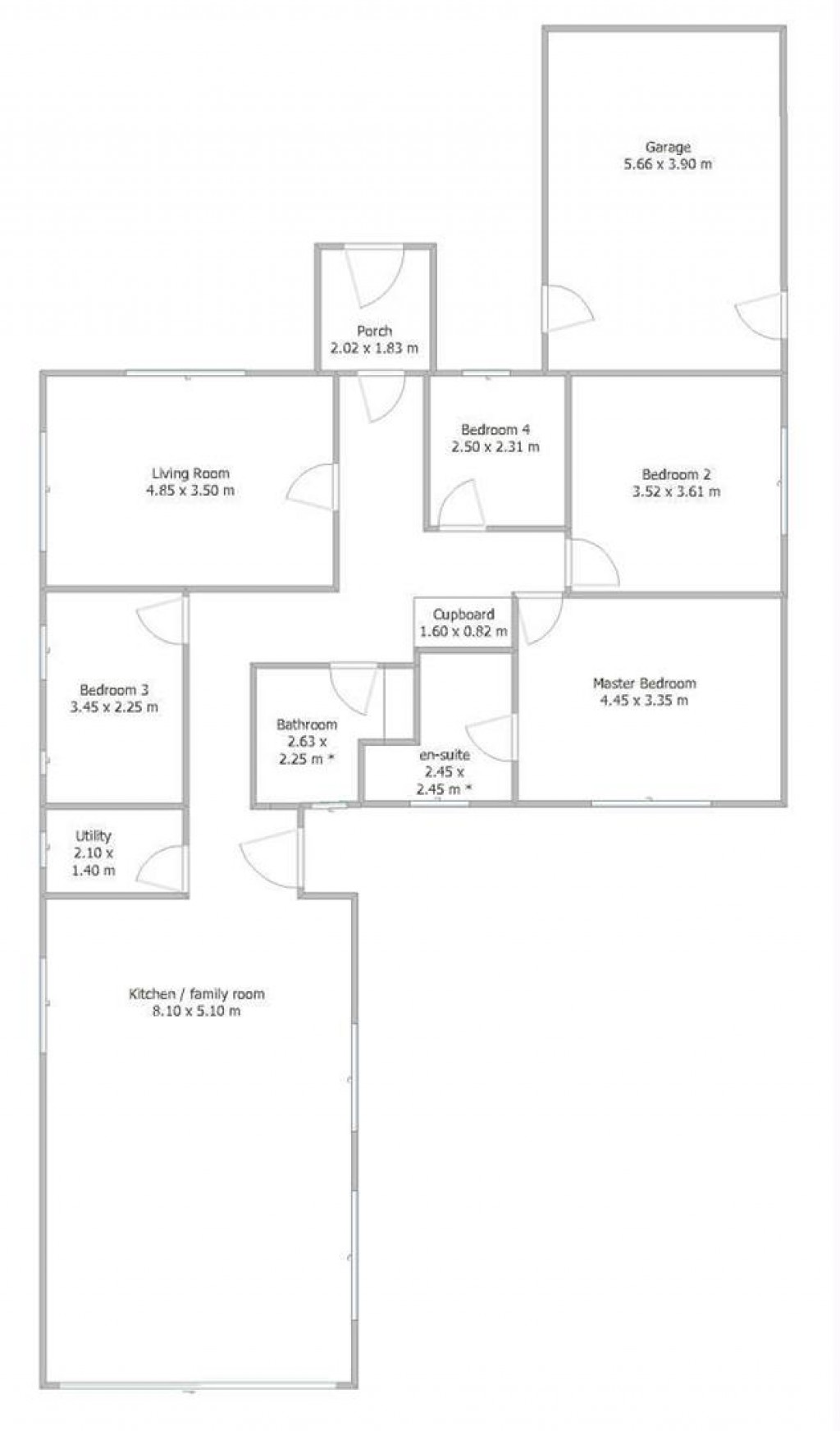 Floorplans For Church Road, Old Newton, Stowmarket